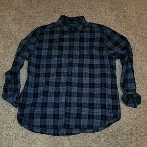 Dark blue button up